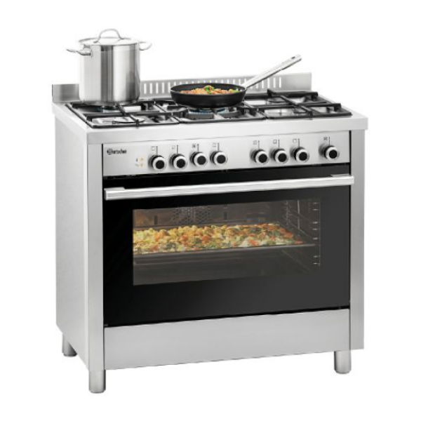  Κουζίνα αερίου 5 εστιών με φούρνο ηλεκτρικό multifunction 1519821